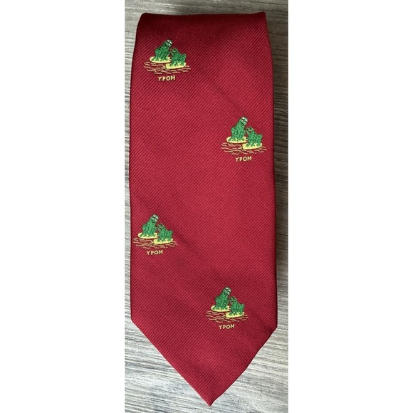 Chippewa Other - "Chipp YPOM Poly Red w/ Green Frog Club Tie"